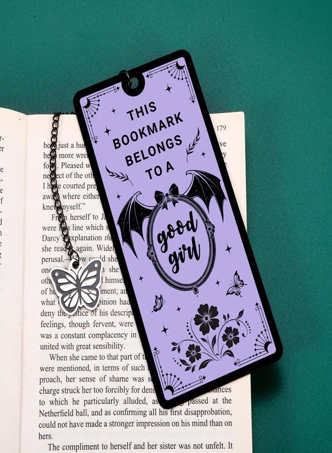 FOOZDEEVAAQ Dark Romance Bookmarks for Women Back to School Supplies for Girls First Day of School Metal Tarot Card Bookmarks for Women Spicy Book Lovers Bookish Gift for Book Club Friend National Girlfriends Day - Image 4