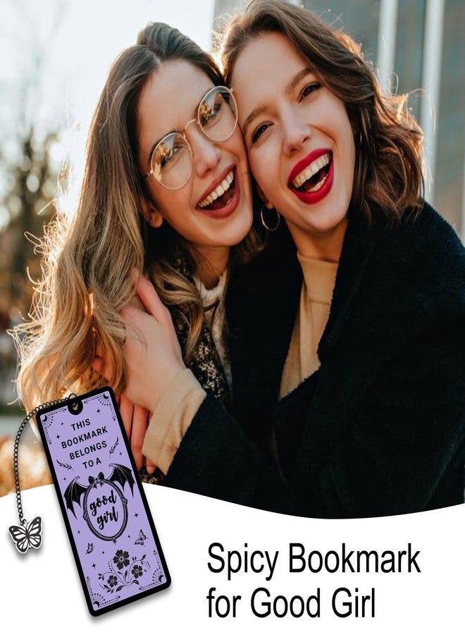 FOOZDEEVAAQ Dark Romance Bookmarks for Women Back to School Supplies for Girls First Day of School Metal Tarot Card Bookmarks for Women Spicy Book Lovers Bookish Gift for Book Club Friend National Girlfriends Day - Image 5