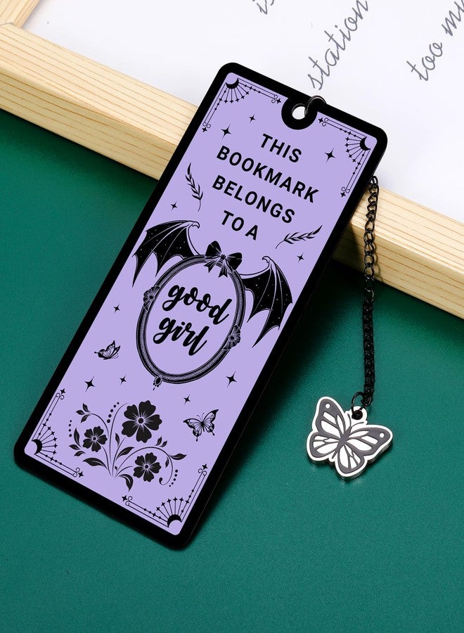FOOZDEEVAAQ Dark Romance Bookmarks for Women Back to School Supplies for Girls First Day of School Metal Tarot Card Bookmarks for Women Spicy Book Lovers Bookish Gift for Book Club Friend National Girlfriends Day - Image 3