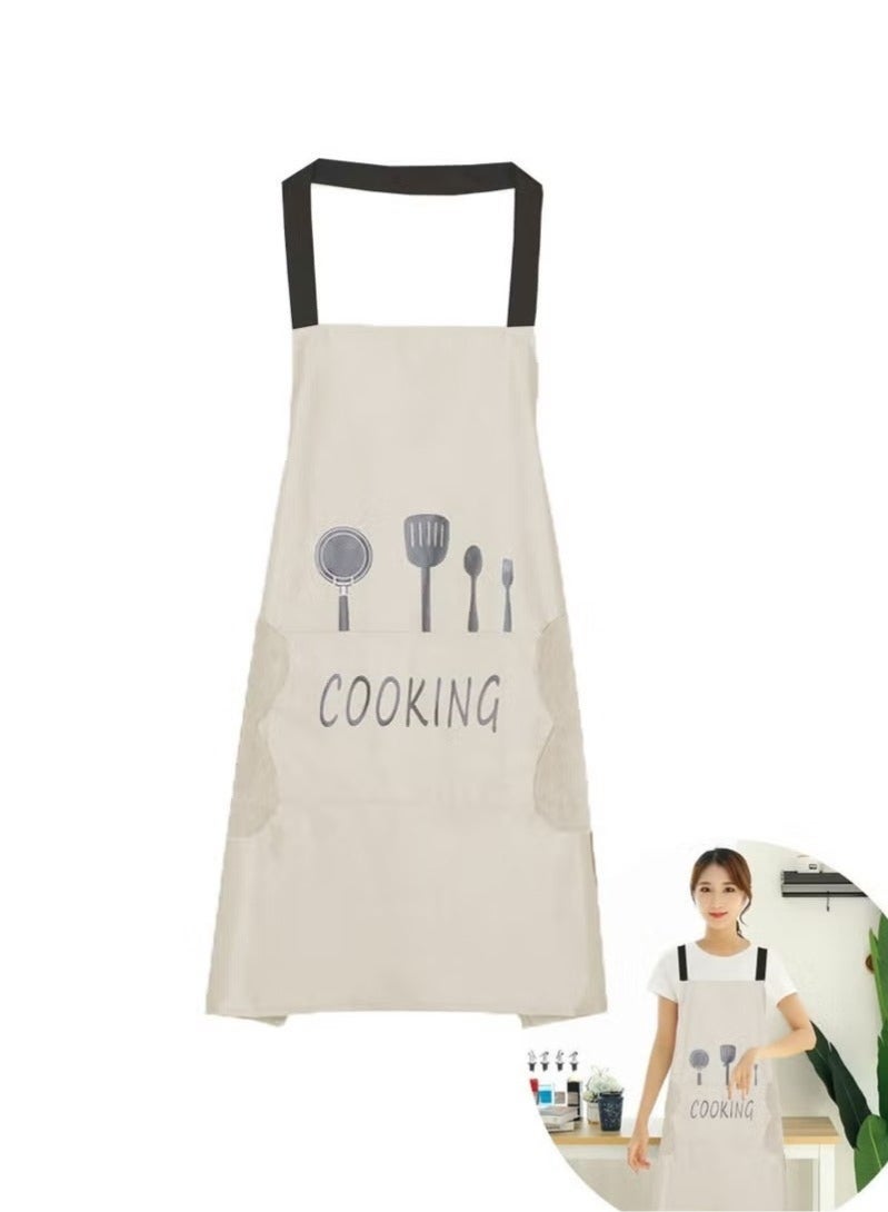 Bukela Kitchen Apron, Cooking Apron, Apron with Pockets, Home Apron, Waterproof Cooking Apron, Suitable for Home and Chefs - Image 1