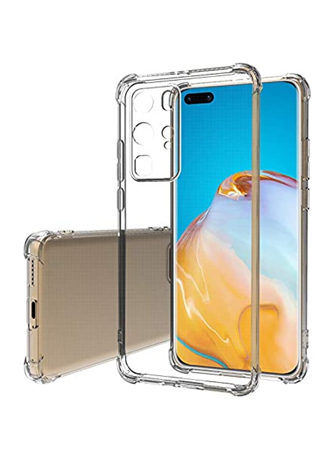 Huawei P40 Pro Case Cover Anti-falling Transparent Crystal Clear Shockproof TPU Bumper Cell Phone Case Back Cover For Huawei P40 Pro Clear