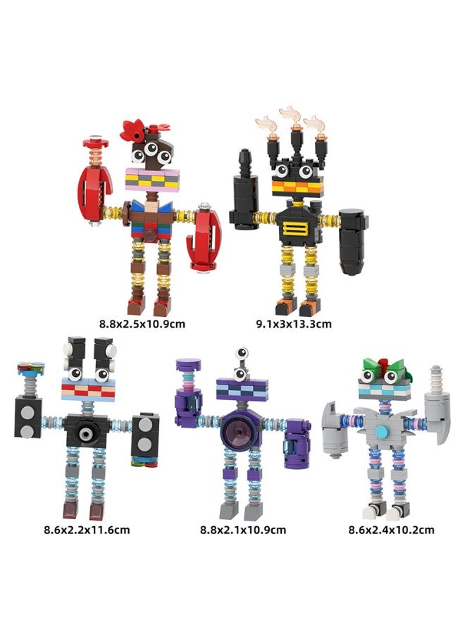 5-Piece Five Nights At Freddy's Model Building Block Set