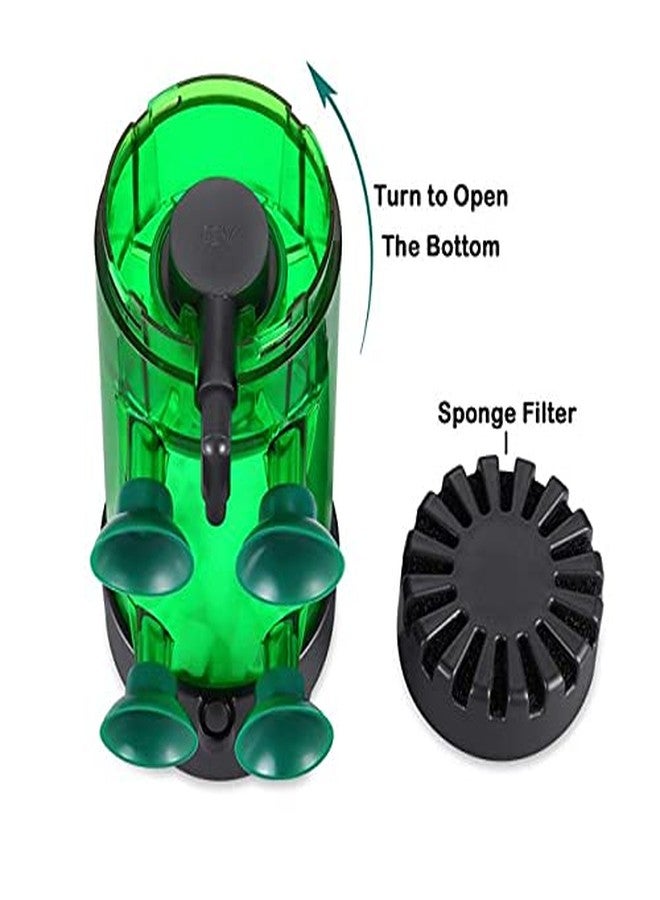 VAYINATO Qanvee Lh Series K1 Media Filter Fludized Moving Bed Filter With Airstone And Sponges(Lh-600|Suitable Water Volume For 75-180L Tank) - Image 4