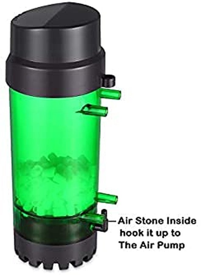 VAYINATO Qanvee Lh Series K1 Media Filter Fludized Moving Bed Filter With Airstone And Sponges(Lh-600|Suitable Water Volume For 75-180L Tank) - Image 3