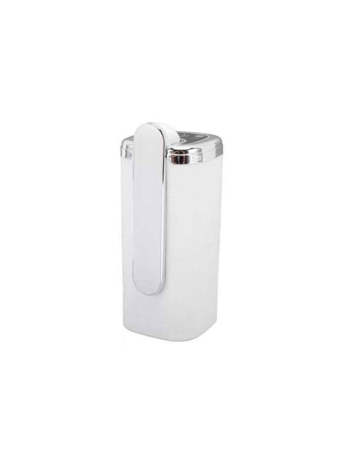 موزع مياه كهربائي محمول مع مضخة زجاجات – شحن USB-ابيض  - Image 2