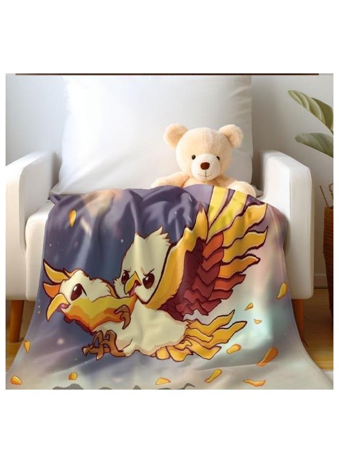 general Children's or student cartoon flannel thin blanket (warm and comfortable, suitable for sleep, games) 100cm*150cm - 172 - Image 1
