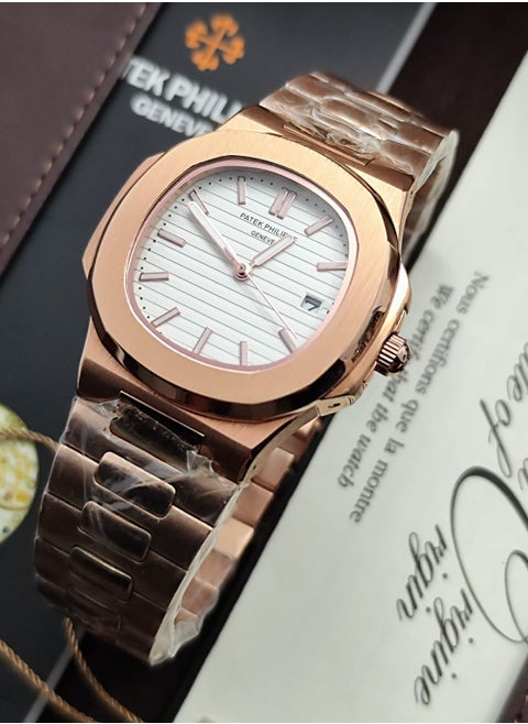 Patek watch for men, battery, latest version, first class