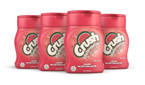 CRUSH Crush, Watermelon, Liquid Water Enhancer – New, Better Taste (4 Bottles, Makes 96 Flavored Water Drinks) 1.62 Fl Oz (Pack of 1) - Image 5