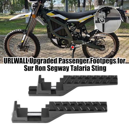 URLWALL Upgraded Passenger Footpegs Pedal Extender for Sur Ron LBXS Segway X160 X260 eRide Pro SS 20 30 SR S Enduros Talaria Sting MX3 R MX4 CRF150F CRF230F 0319 CRF250F 1924 7075 Aluminum Pedal - Image 3