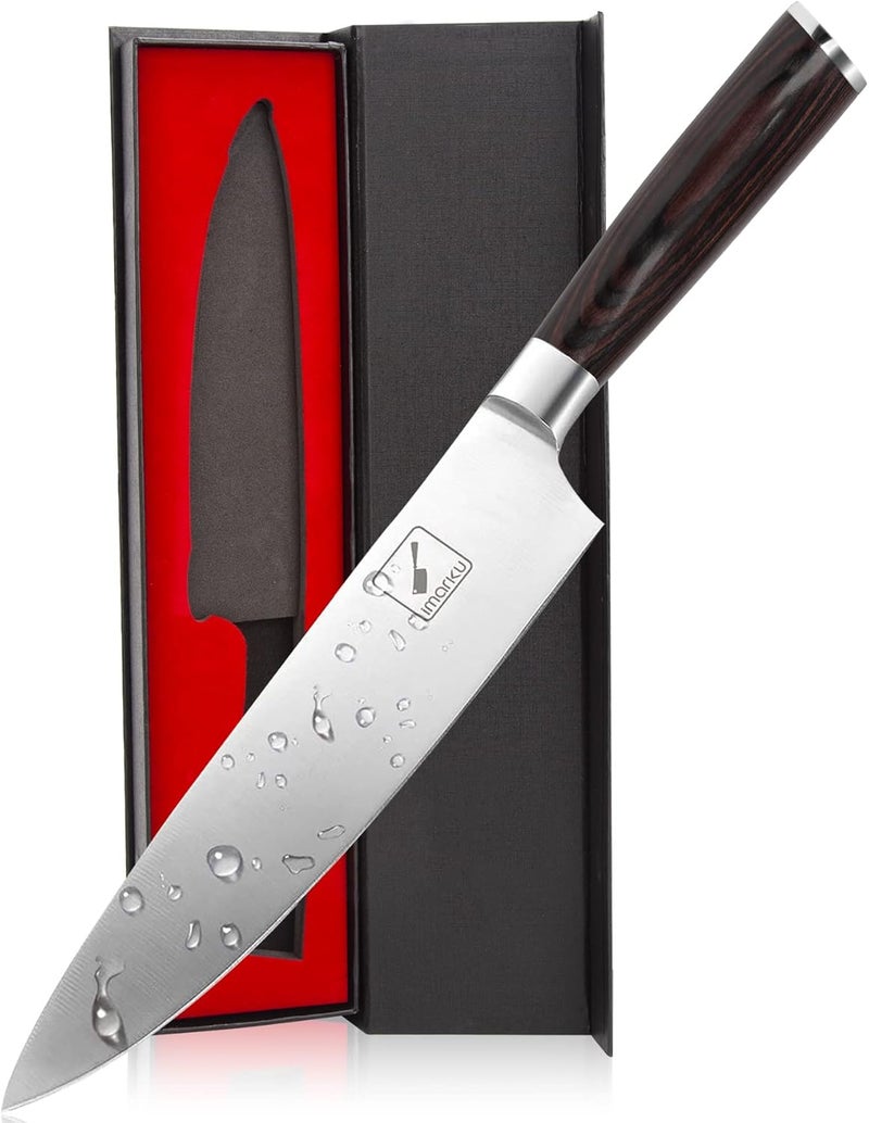 imarku Japanese Chef Knife - Sharp Kitchen Knife 8 Inch Chef's Knives HC Steel Paring Knife, Unique Gifts for Men and Women, Gifts for Mom or Dad, Kitchen Gadgets with Premium Gift Box - Image 1