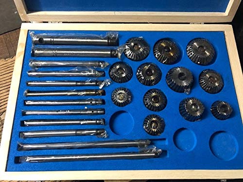 AI Valve Seat & Face Cutter Set/Kit - 12 Pcs Set for Vintage Cars & Bikes in Wooden Box - Image 1