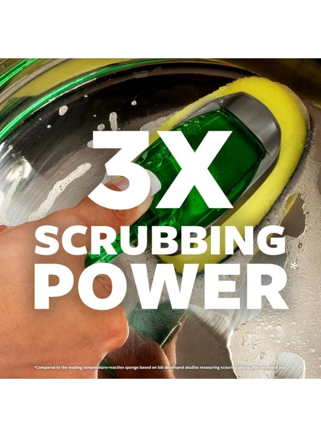 Scotch Brite 3M Scotch-Brite (6 Pack) Heavy Duty Dish Wand Sponge Brush Soap Dispenser with Scotch Brite Sponges Dish Scrubber Pads for Home Kitchen - Image 4