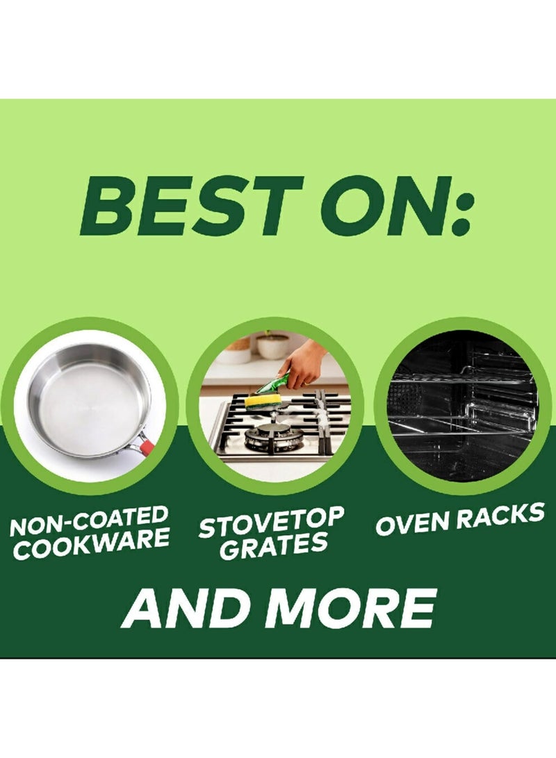 Scotch Brite 3M Scotch-Brite (6 Pack) Heavy Duty Dish Wand Sponge Brush Soap Dispenser with Scotch Brite Sponges Dish Scrubber Pads for Home Kitchen - Image 2