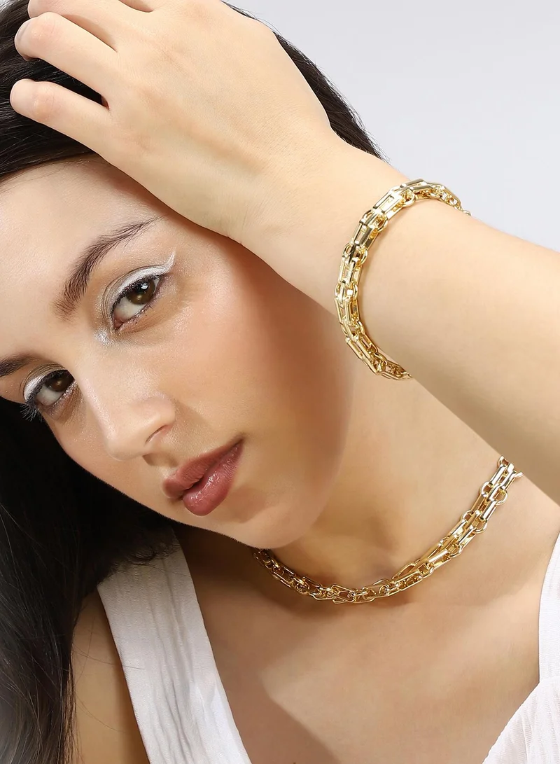 SOHI Chainlink Artificial Jewellery Set