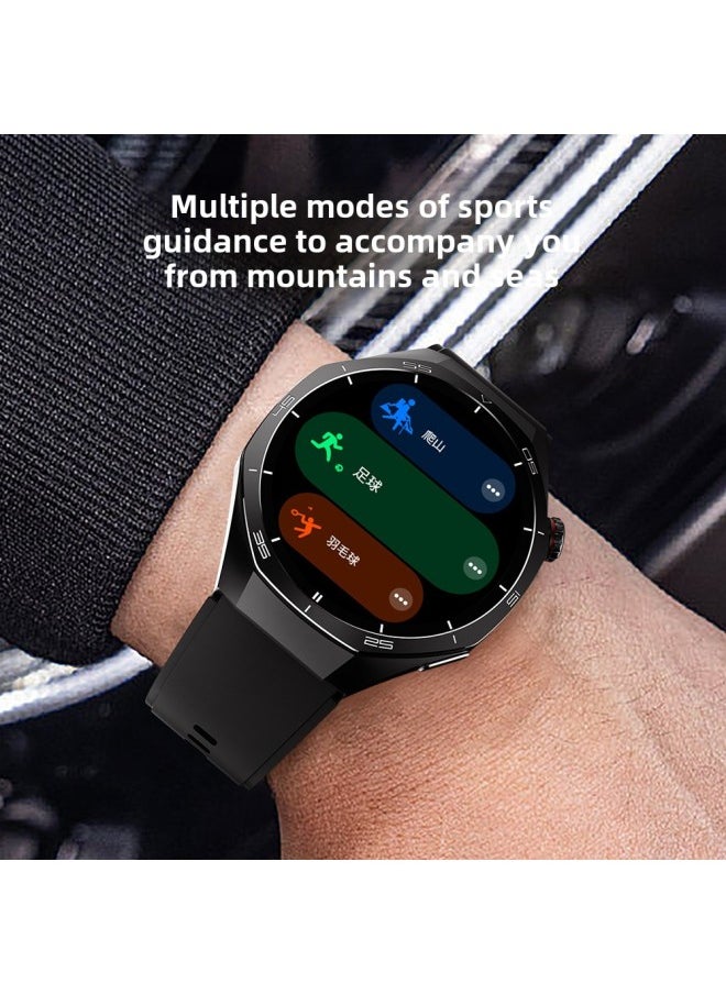Generic Daifa GT5Pro Outdoor Sports Smart Watch Wireless Charging Offline Payment NFC Multifunctional GT5 Electronic Watch-Colour:Black Tape  - Image 4