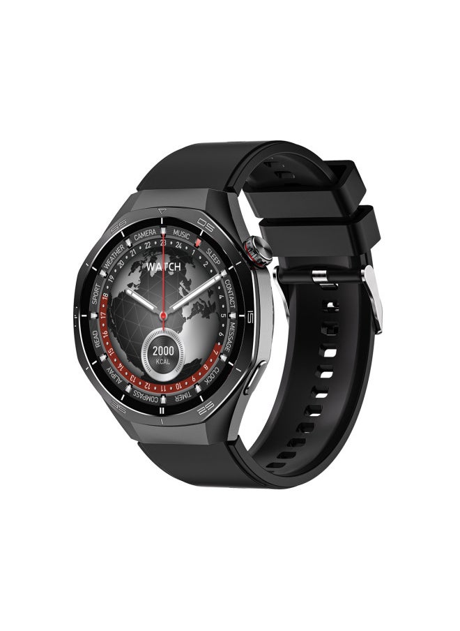 Generic Daifa GT5Pro Outdoor Sports Smart Watch Wireless Charging Offline Payment NFC Multifunctional GT5 Electronic Watch-Colour:Black Tape  - Image 1