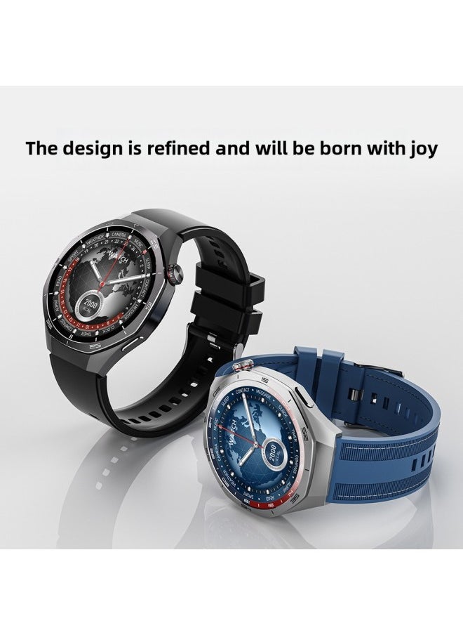 Generic Daifa GT5Pro Outdoor Sports Smart Watch Wireless Charging Offline Payment NFC Multifunctional GT5 Electronic Watch-Colour:Black Tape  - Image 2
