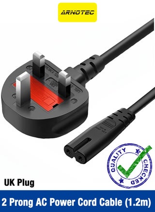 2 Prong AC Power Cord Cable(1.2m)