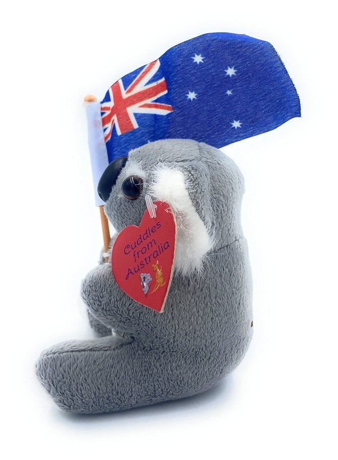 Aeisage Small Koala Stuffed Animal - 4" Plush Bear with Flag - Super Soft Australian Souvenir Gift - Image 3