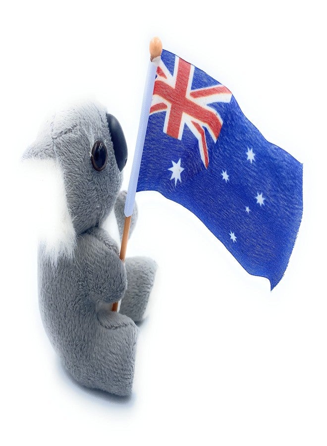 Aeisage Small Koala Stuffed Animal - 4" Plush Bear with Flag - Super Soft Australian Souvenir Gift - Image 5