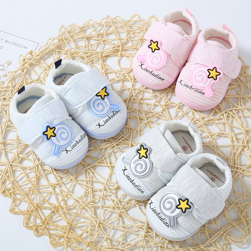 Explosions Baby Shoes Non-Slip Toddler Shoes Beef Tendon Soft Bottom Baby Shoes Children'S Shoes Newborn Shoes Baby Full Moon Shoes - Image 2