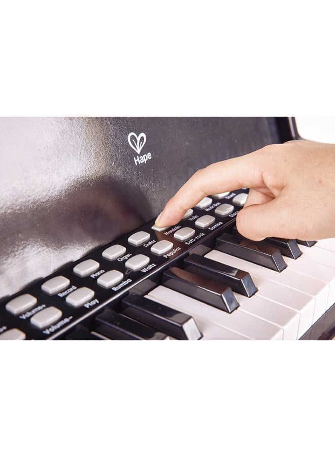 Hape -25-Key Electric Musical Piano W/ Lights - Black - Image 5