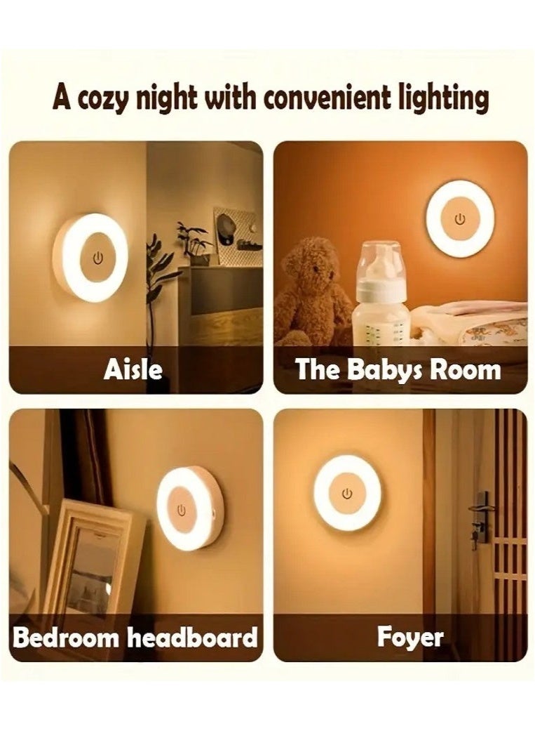 Bukela Rechargeable LED Night Light - 3 Lighting Modes, Touch Control, Magnetic Base, Portable, Dimmable, Energy-Saving - Ideal for Bedroom, Closet, Kitchen(1 PCS) - Image 2