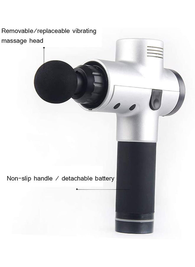 نيبمينينت Handheld Personal Muscle Deep Tissue Massager Gun With 4 Massage Heads - Image 5
