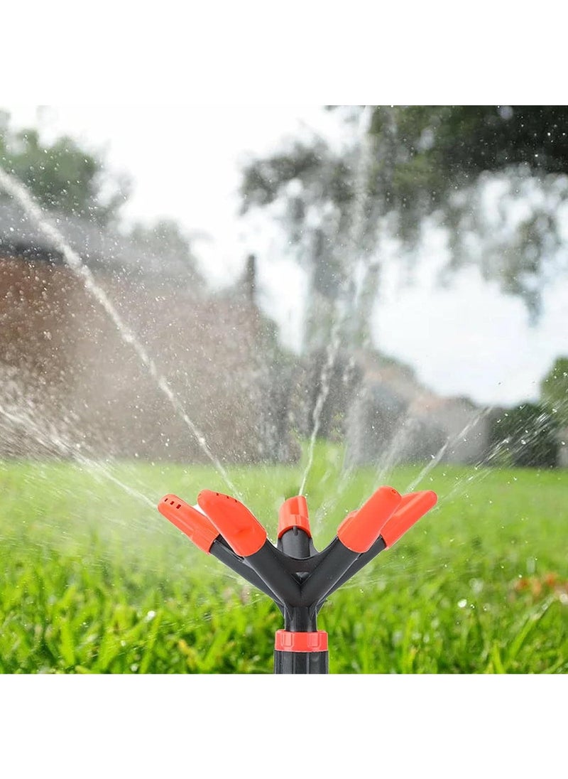 DubaiGallery 5 Arm 360 ° Sector Rotating Water Sprinkler Garden Pipe 1 L Hose-end Sprayer 1 L Hand Held Sprayer  - Image 3