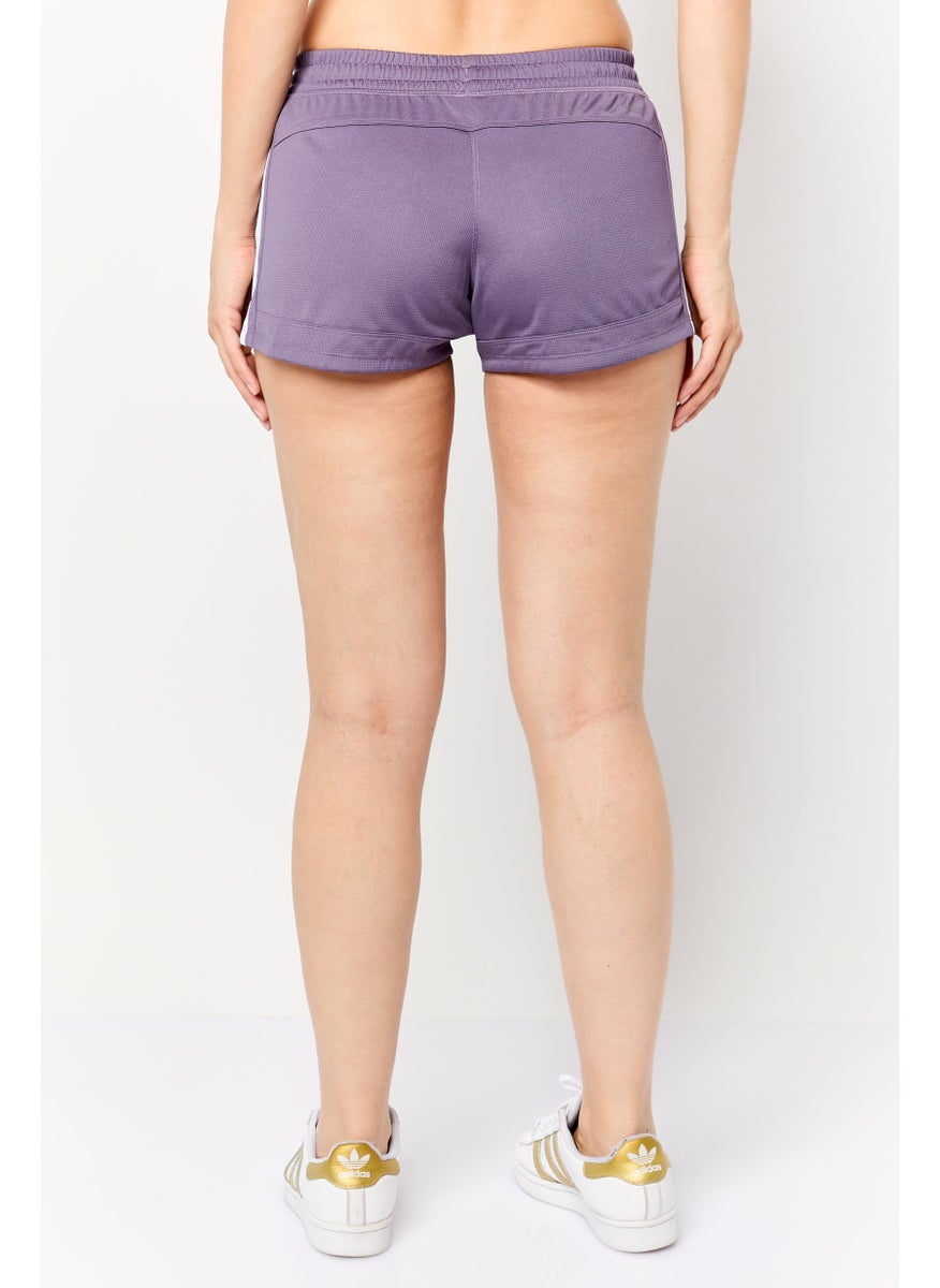 Adidas Women Sportswear Fit Training Shorts, Purple  - Image 2