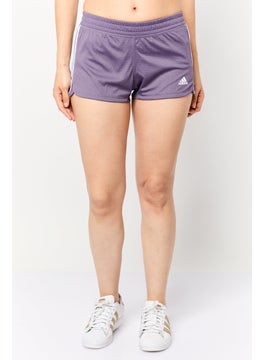 Adidas Women Sportswear Fit Training Shorts, Purple  - Image 3