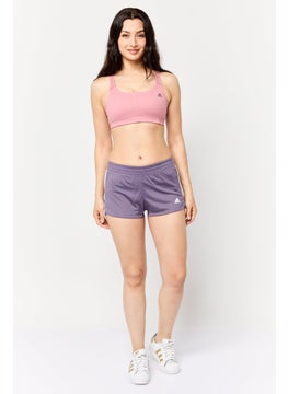 Adidas Women Sportswear Fit Training Shorts, Purple  - Image 1