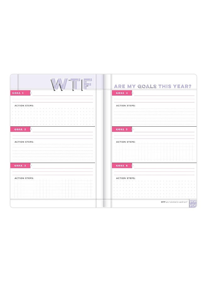 Knock Knock WTF Undated Planner & Weekly Agenda Notebook - Image 3