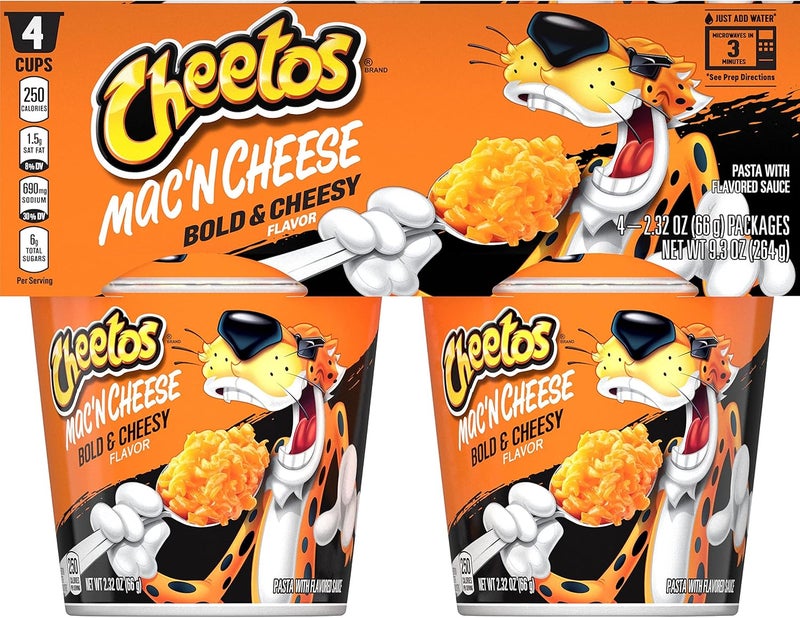 Cheetos Mac'n Cheese Bold & Cheesy - 4 Pack (2.32 oz each) - Image 1