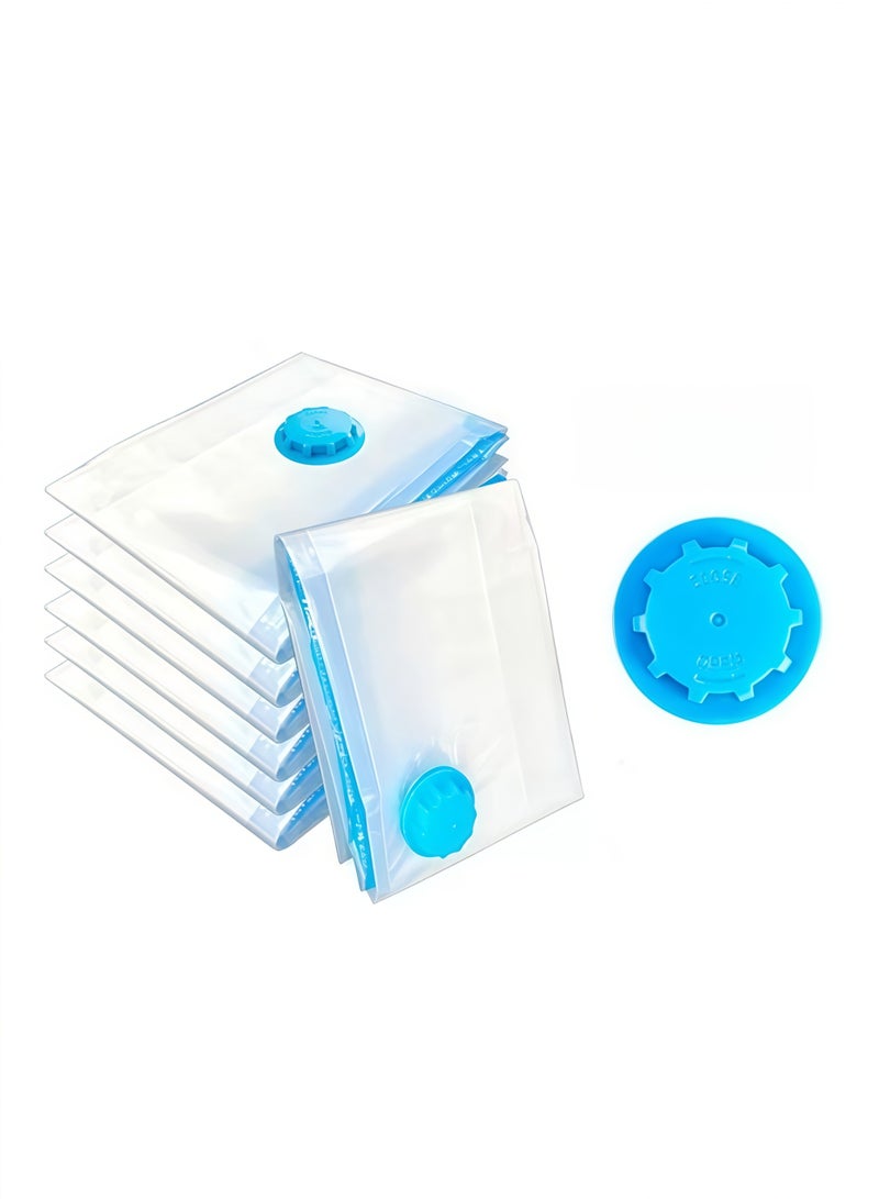 11 Pack Vacuum Storage Bags with Hand Pump, 5 Large (100x80cm), 5 Small (80x60cm), 1 Roll-Up Bag (60x80x32cm) - Image 2