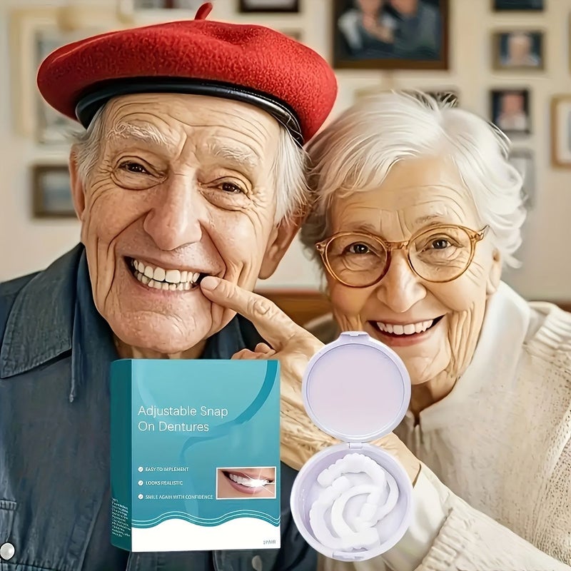Adjustable Denture Liner For Comfortable Fit Easy Installation And Natural Smile 1 Box - Image 1