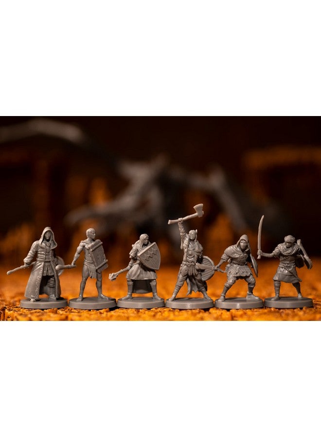 Steamforged Games Dark Souls The Role Playing Game: Unkindled Heroes Pack 2 Miniatures & Stat Cards - Image 2