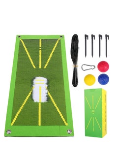 Generic Golf Training Mat for Swing Detection Batting   Premium Golf Swing Pro Impact Mat   Analysis Swing Path Feedback Golf Practice Hitting Mat   Golf Training Aid Equipment for Outdoor  Indoor  - Image 1