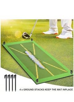 Generic Golf Training Mat for Swing Detection Batting   Premium Golf Swing Pro Impact Mat   Analysis Swing Path Feedback Golf Practice Hitting Mat   Golf Training Aid Equipment for Outdoor  Indoor  - Image 3