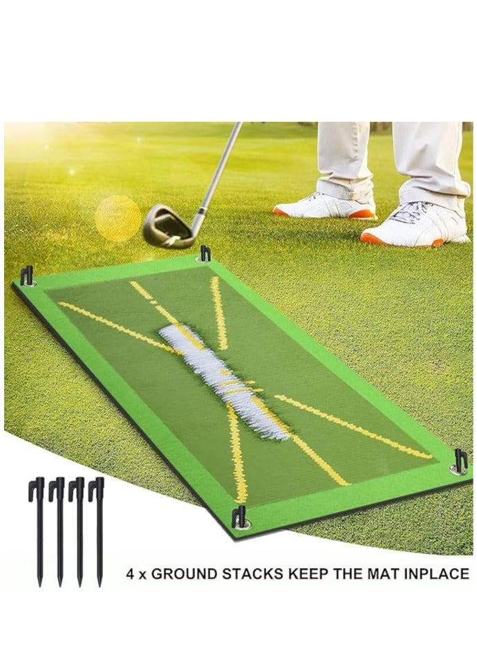 Generic Golf Training Mat for Swing Detection Batting   Premium Golf Swing Pro Impact Mat   Analysis Swing Path Feedback Golf Practice Hitting Mat   Golf Training Aid Equipment for Outdoor  Indoor - Image 3
