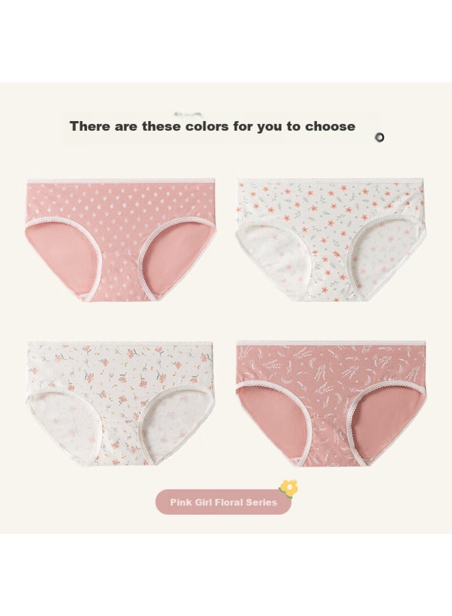 MIIOW Women's Cotton Antibacterial Fashion Printed Mid-rise Triangle Shorts Panties Girls Underwear - Image 3