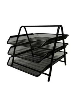 Deluxe Deluxe 3-tier office tray black  - Image 1