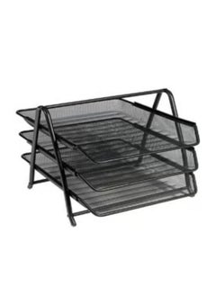 Deluxe Deluxe 3-tier office tray black  - Image 2