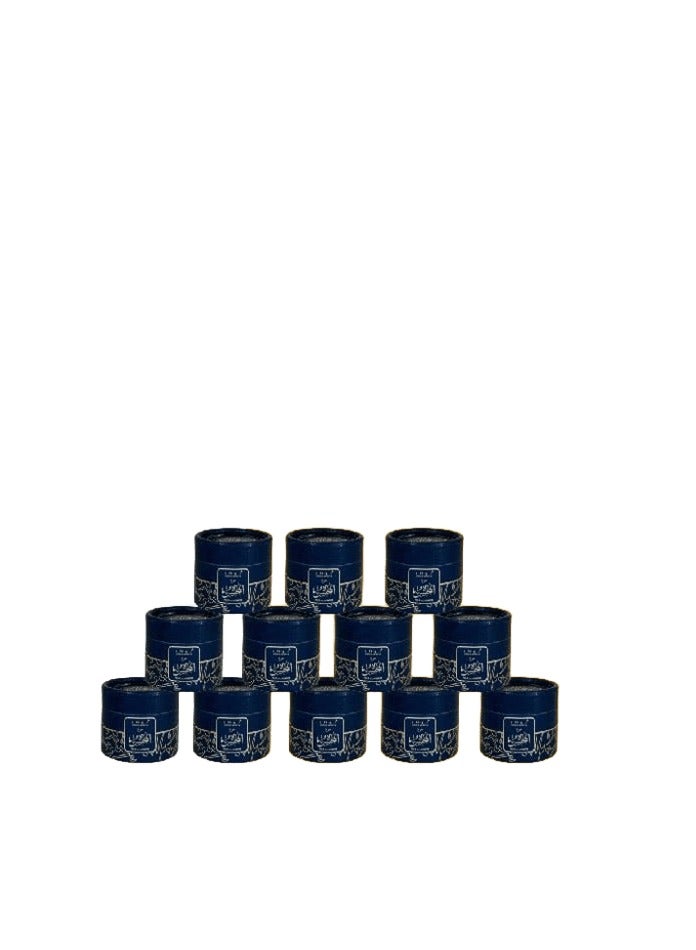 عود لافر توزيعات بخور المجلس 12 عبوة كل عبوة 10 جرام بخور فاكهي شرقي من عود لافر برائحة تدوم طويلاً وتصميم أنيق - Image 4