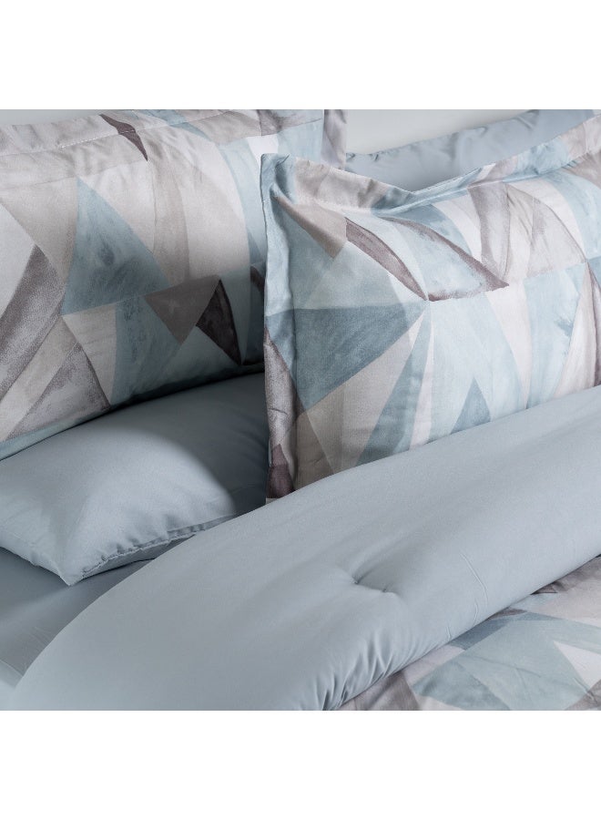 Cottage طقم لحاف سوبر كينج من الألياف الدقيقة 6 قطع 250*260 سم - Image 3