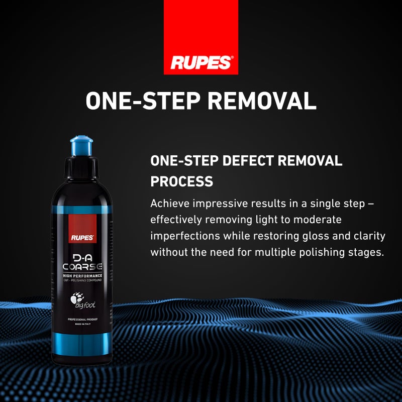 RUPES 250 ml D-A Coarse High Performance Cut Polishing Compound for Car Detailing & Removing Scratches (Pack of 1) | Mirco-Abrasive Technology | Removes Swirl Marks and Moderate to Severe Defects - Image 4