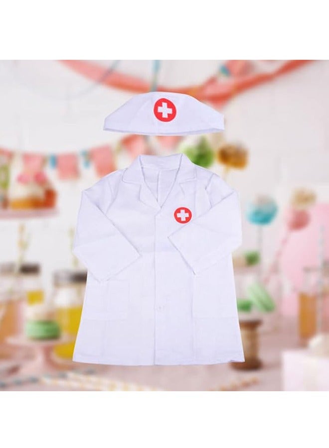 Ocean Doctor Costume for Kids Doctor Coat Boy and Girl Doctor Suit for Career Day Cosplay Dress Up  - Image 3