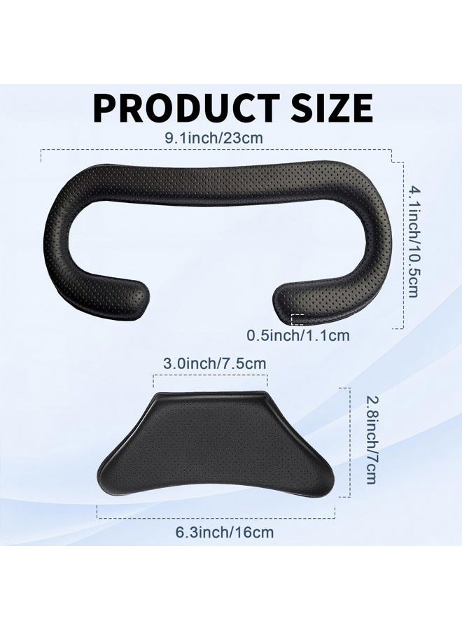 TamBee Face Foam Vive PRO VR Heasdset Foam Replacement Set for HTC Vive PRO VR PU Leather Cover Face Pad Removable Facial Interface - Image 2