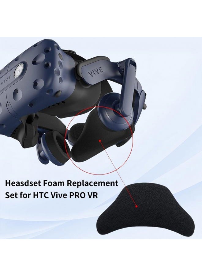 TamBee Face Foam Vive PRO VR Heasdset Foam Replacement Set for HTC Vive PRO VR PU Leather Cover Face Pad Removable Facial Interface - Image 4
