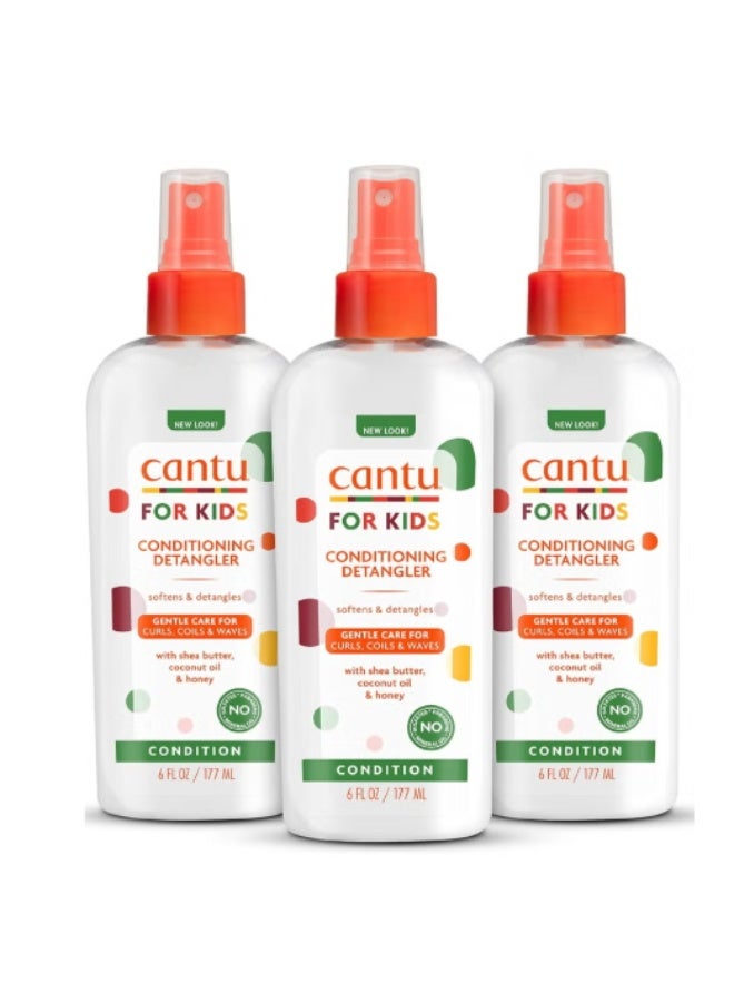Cantu Shea Butter Conditioning Detangler for Kids 177ml (Pack of 3) - Image 1